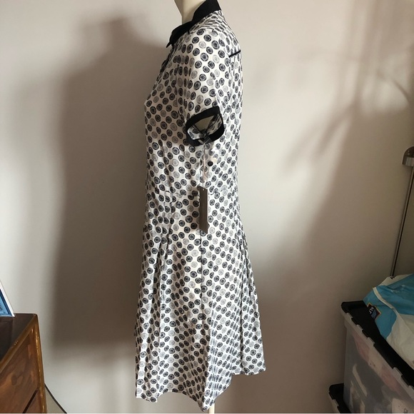 Jason Wu Target Bicycle Wheel Pinwheel Print Silky Shift Dress - Picture 7 of 7